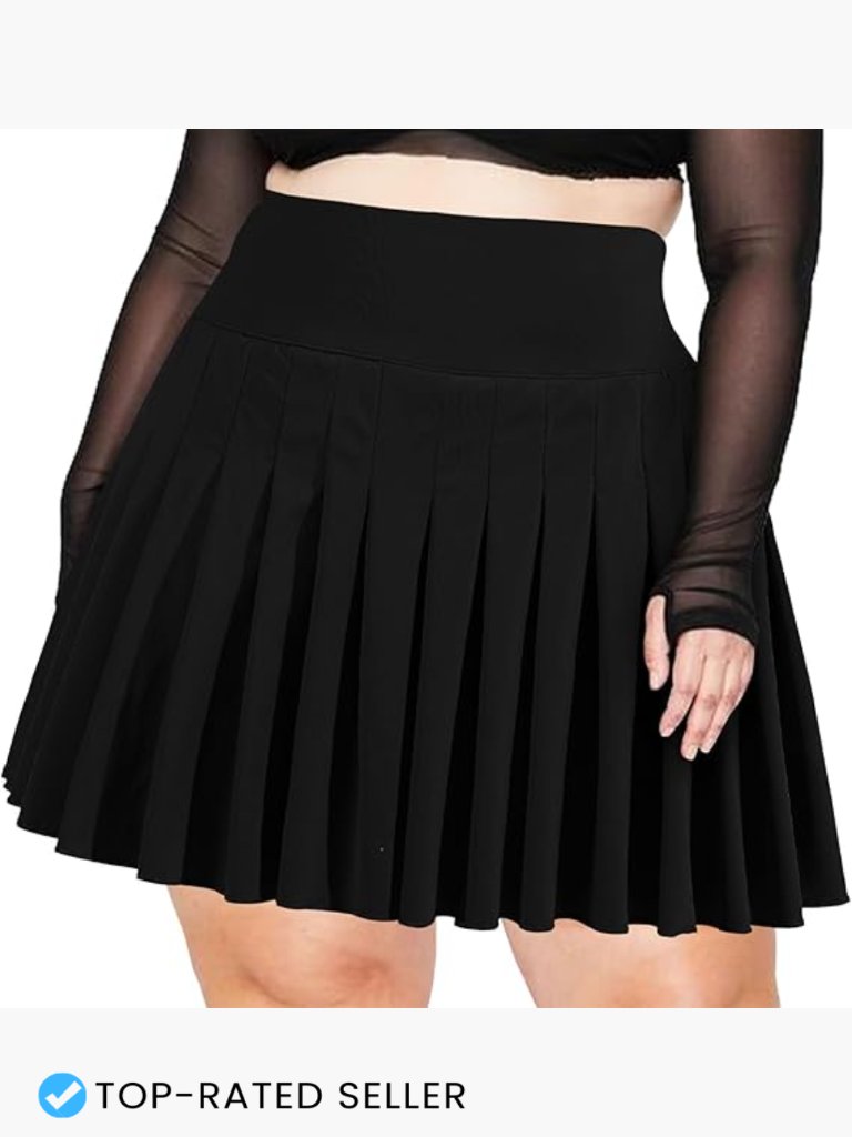Pleated Tennis Skirt High Waist Athletic Golf Skort With Shorts Y2k Style
